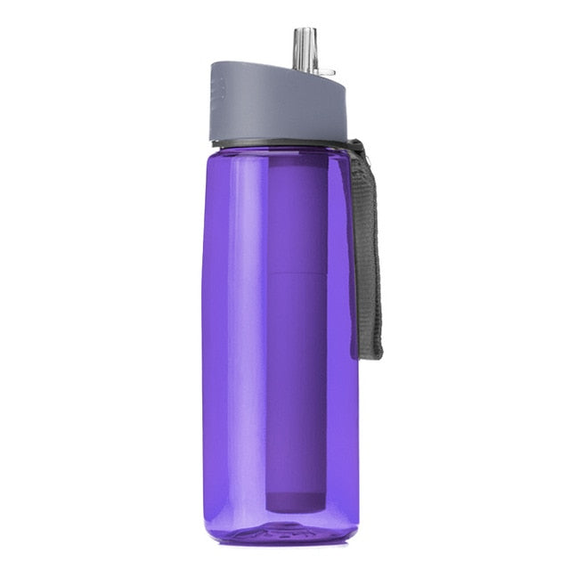 Purewell Water Filtration Purifier for Outdoor Emergency Camping Hiking Traveling Water Bottle Replacement Filter Camping Equipment