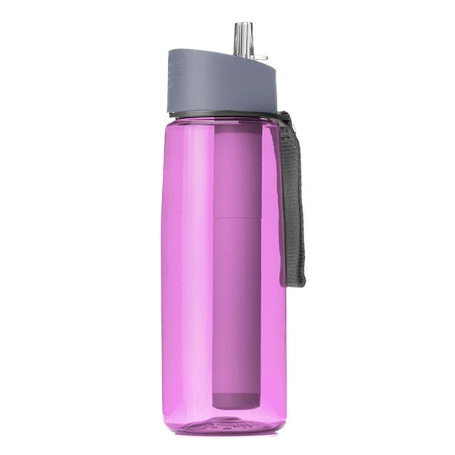 Purewell Water Filtration Purifier for Outdoor Emergency Camping Hiking Traveling Water Bottle Replacement Filter Camping Equipment