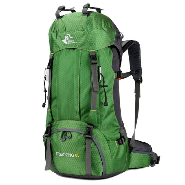 New 50L & 60L Outdoor Backpack Camping Climbing Bag Waterproof Mountaineering Hiking Backpacks Molle Sport Bag