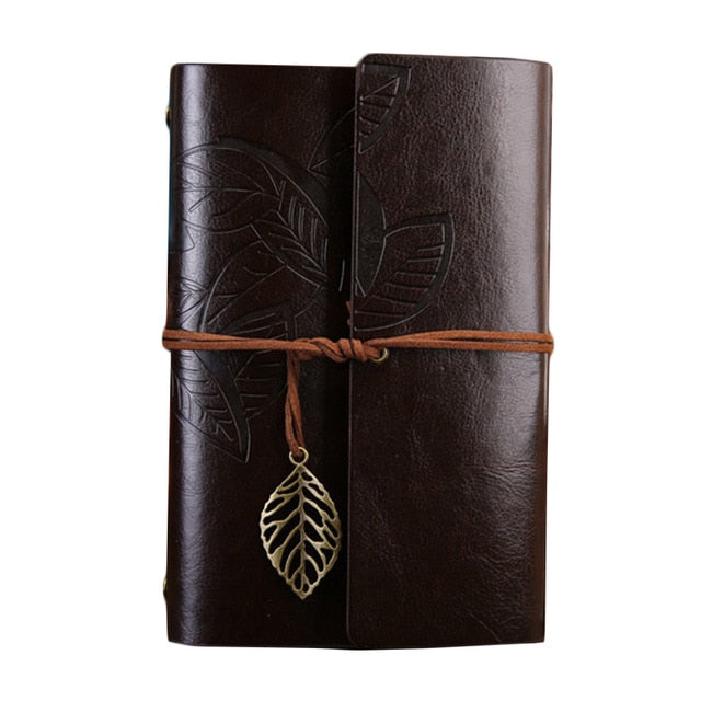 Retro Notebook Diary Notepad Literature PU Leather Note Book Stationery Gifts Traveler Journal Planners Office School Supplies