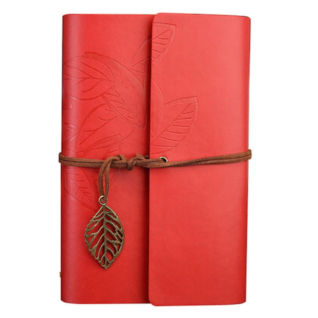 Retro Notebook Diary Notepad Literature PU Leather Note Book Stationery Gifts Traveler Journal Planners Office School Supplies