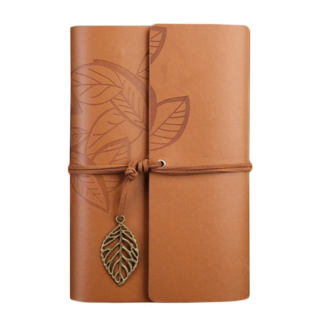 Retro Notebook Diary Notepad Literature PU Leather Note Book Stationery Gifts Traveler Journal Planners Office School Supplies