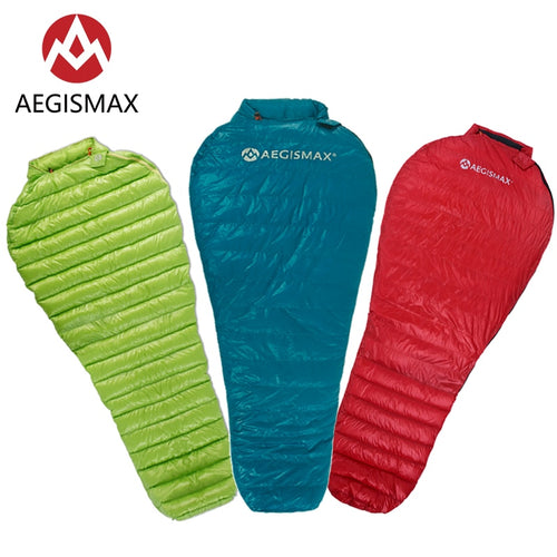 Aegismax Ultra-Light Adult Down Mummy Bag Three Season Goose Down Sleeping Bag