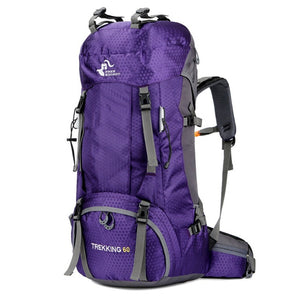 New 50L & 60L Outdoor Backpack Camping Climbing Bag Waterproof Mountaineering Hiking Backpacks Molle Sport Bag